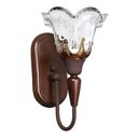 Ver imagem 1 de Arandela Rústica Canga 1 Lâmpada Madeira Country Madelustre - Marrom - Bivolt