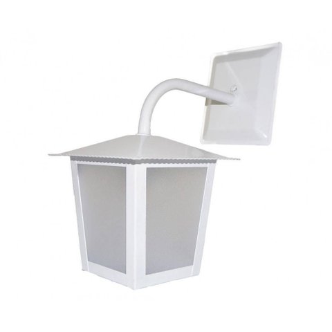 Arandela Colonial Quadrada L2B em Aço