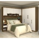 Ver imagem 1 de Guarda Roupa Dormitório Modulado Paris Casal 1,38 M Canto Reto - Roupeiro Luciane M02:branco