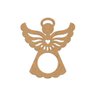 Porta Guardanapo Anjinho Mdf Cru Kit com 4 Peças 7cmx8cm - Cria Arte Laser Cru - 1