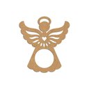 Ver imagem 1 de Porta Guardanapo Anjinho Mdf Cru Kit com 4 Peças 7cmx8cm - Cria Arte Laser Cru