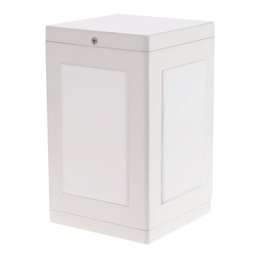 Arandela Quadra I Branca Baxton - 1