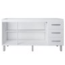 Balcão para Pia Diana 150 Cm 3 Portas Branco Moblis - 4