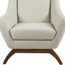 Ver imagem 4 de Kit 2 Poltronas Decorativas Base de Madeira Naomi Algodão - Gran Belo