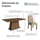 Ver imagem 4 de Conjunto Sala de Jantar Tampo de Madeira 6 Cadeiras Rustic/Imperial Assis Madesa