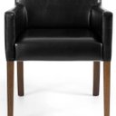 Ver imagem 3 de Kit 2 Poltronas Decorativas Base de Madeira Liverpool Couríssimo Preto - Gran Belo