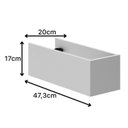 Ver imagem 2 de Conjunto de Rodapés para Cozinha 20cm 100% Mdf Phoenix Móvel na Caixa
