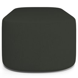 Puff Decorativo Orgânico para Living Quarto 100cm Doha W01 Linho Verde Musgo - Lyam Decor - 7