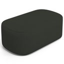 Ver imagem 2 de Puff Decorativo Orgânico para Living Quarto 100cm Doha W01 Linho Verde Musgo - Lyam Decor