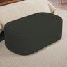 Puff Decorativo Orgânico para Living Quarto 100cm Doha W01 Linho Verde Musgo - Lyam Decor - 2