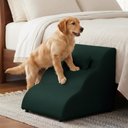 Ver imagem 2 de Escada Pet 46cm Estofada para Cachorro Nuvem R01 Veludo Verde - Annie Decor