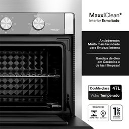 Forno Elétrico de Embutir EOS 47L Porta de Vidro Espelhado EFE47EE 220V - 5