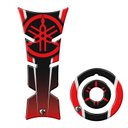 Ver imagem 1 de Kit Adesivo Resinado Protetor Tanque e Bocal Moto Yamaha Diapasão Vermelho Cobra Motoparts Kit Prote