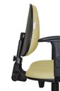 Ver imagem 3 de Cadeira Giratoria Zeus Executiva Back System - Couro Sintetico Corano - Bege