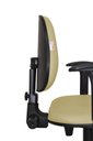 Ver imagem 4 de Cadeira Giratoria Zeus Executiva Back System - Couro Sintetico Corano - Bege