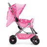 Carrinho de Bebê Prime Baby Rover com Alça Reversível - Rosa - 4