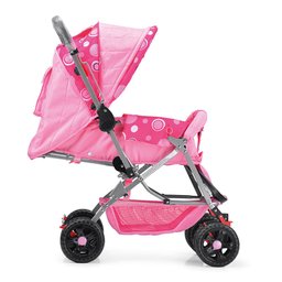 Carrinho de Bebê Prime Baby Rover com Alça Reversível - Rosa - 3