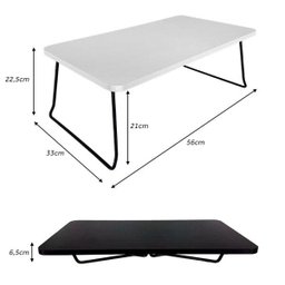 Mesa Suporte Multiuso Prisma para Notebook Dobrável Genus Branco - 6 Mesa Suporte Multiuso Prisma para Notebook Dobrável Genus Branco - 6
