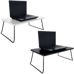 Mesa Suporte Multiuso Prisma para Notebook Dobrável Genus Branco - 5 Mesa Suporte Multiuso Prisma para Notebook Dobrável Genus Branco - 5