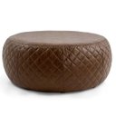 Ver imagem 1 de Puff Cleo 105cm Trêsse Cipatex Marrom - Gran Belo