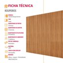 Ver imagem 7 de Guarda Roupa Casal Everest Mdf 10 Portas 12 Gavetas e 5 Prateleiras Moderna Mobília