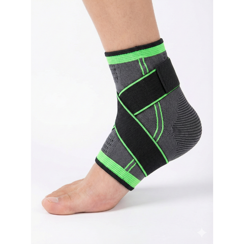 Estabilizador Ortopédico Compressão Ajustável - Verde - Alívio Imediato Dor + Estabilidade Articular