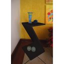 Ver imagem 5 de Mesa Z Lateral de Apoio ou Mesa de Cabeceira Preto Laca