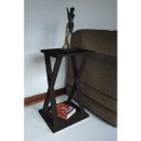 Ver imagem 6 de Mesa X Lateral de Apoio ou Mesa de Cabeceira Preto Laca