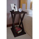 Ver imagem 4 de Mesa X Lateral de Apoio ou Mesa de Cabeceira Preto Laca
