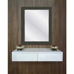 Aparador Penteadeira Console Suspenso Branco Laca - 4