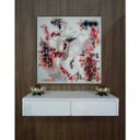 Ver imagem 6 de Aparador Penteadeira Console Suspenso Branco Laca