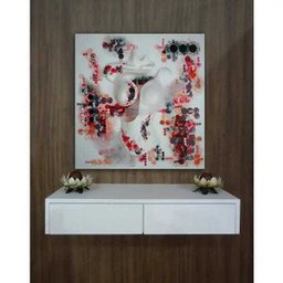 Aparador Penteadeira Console Suspenso Branco Laca - 7