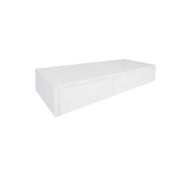Aparador Penteadeira Console Suspenso Branco Laca - 2