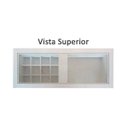 Ver imagem 4 de Penteadeira Aparador Suspenso para Maquiagem Quarto Branco Laca