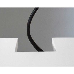 Rack para Tv Suspenso Bancada com Nicho e Gaveta Branco Laca - 6