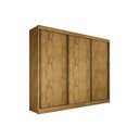 Ver imagem 1 de Guarda Roupa Casal 3 Portas de Correr e 6 Gavetas Diamond/londres Freijo Cumaru - Novo Horizonte