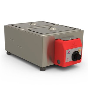 Derretedeira De Chocolate PRD-200 G2 - 2 cubas Inox - Progás 110V