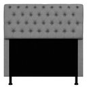 Ver imagem 5 de Cabeceira Cama Box Casal Padrão Sarah 140cm com Frame Linho Cinza - Abmaza