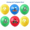 Bexigas Super Mario 1up Decoração Balões Festa Temática - 3