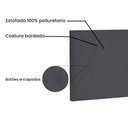 Ver imagem 4 de Cabeceira Painel Casal 1,40m Aquilla Suede Cinza - Pallazio