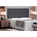 Ver imagem 3 de Cabeceira Painel Casal 1,40m Aquilla Suede Cinza - Pallazio