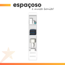 Ver imagem 6 de Modulo Ja Mesa de Cabeceira Alto Georgia Branco Fosco