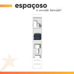 Modulo Ja Mesa de Cabeceira Alto Georgia Branco Fosco - 6