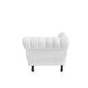 Ver imagem 7 de Recamier Decorativo Divã Amsterdã 147cm Lado Esquerdo Couro Branco