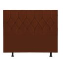 Ver imagem 3 de Cabeceira Estofada Istambul Capitonê 195cm King Size Box Quarto Suede Terracota Telha - Gat