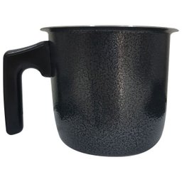 Conjunto de Panelas Alumínio Caçarola Com Tampa com Alças - Preto Craqueado - 3 Conjunto de Panelas Alumínio Caçarola Com Tampa com Alças - Preto Craqueado - 3