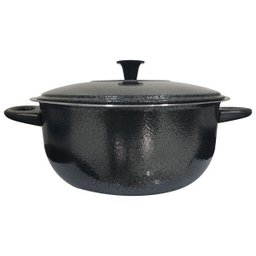 Conjunto de Panelas Alumínio Caçarola Com Tampa com Alças - Preto Craqueado - 7 Conjunto de Panelas Alumínio Caçarola Com Tampa com Alças - Preto Craqueado - 7