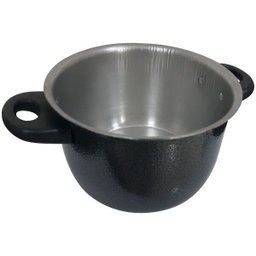 Conjunto de Panelas Alumínio Caçarola Com Tampa com Alças - Preto Craqueado - 5 Conjunto de Panelas Alumínio Caçarola Com Tampa com Alças - Preto Craqueado - 5