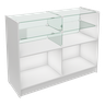 Balcão De MDF Com Vidro Para Loja 125x95x45 cm Comac - 3
