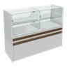Balcão De MDF Com Vidro Para Loja 125x95x45 cm Comac - 1